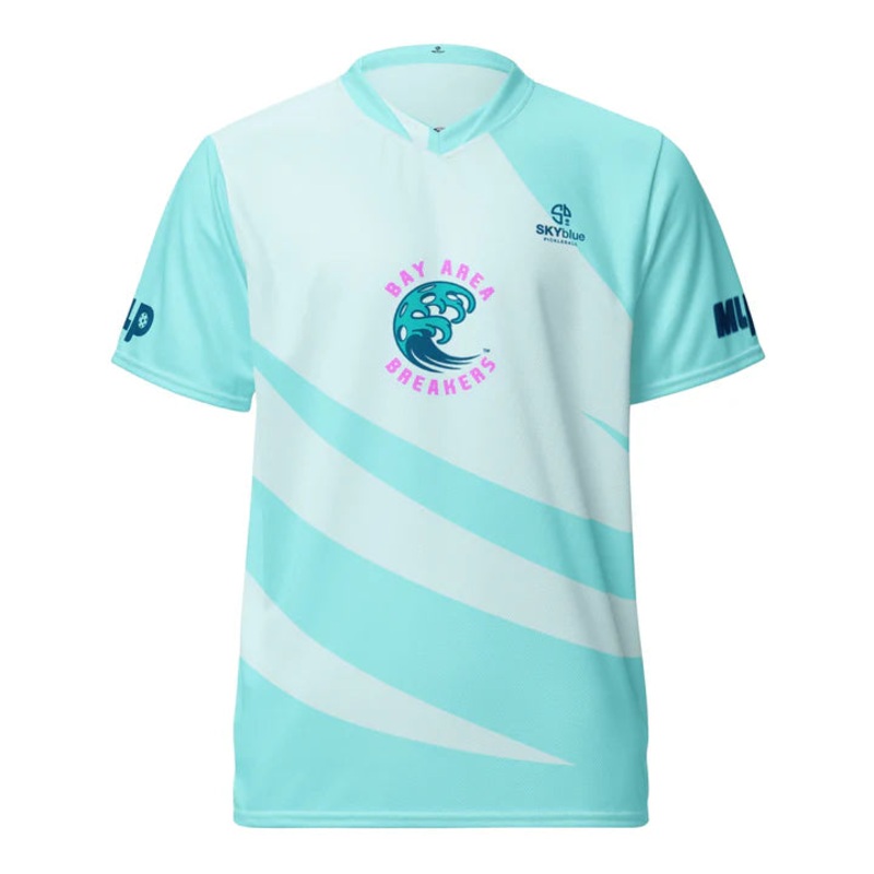 BAY AREA BREAKERS REPLICA UNISEX V-NECK PERFORMANCE SHIRT – TURQUOISE