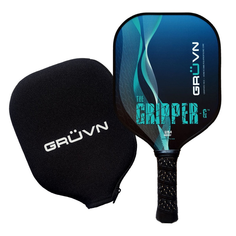 GRUVN The Gripper-G16 Paddle – Aqua White