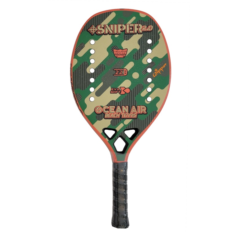 Ocean Air 2022 SNIPER 2.0 Beach Tennis Racket with Glipper Treatment