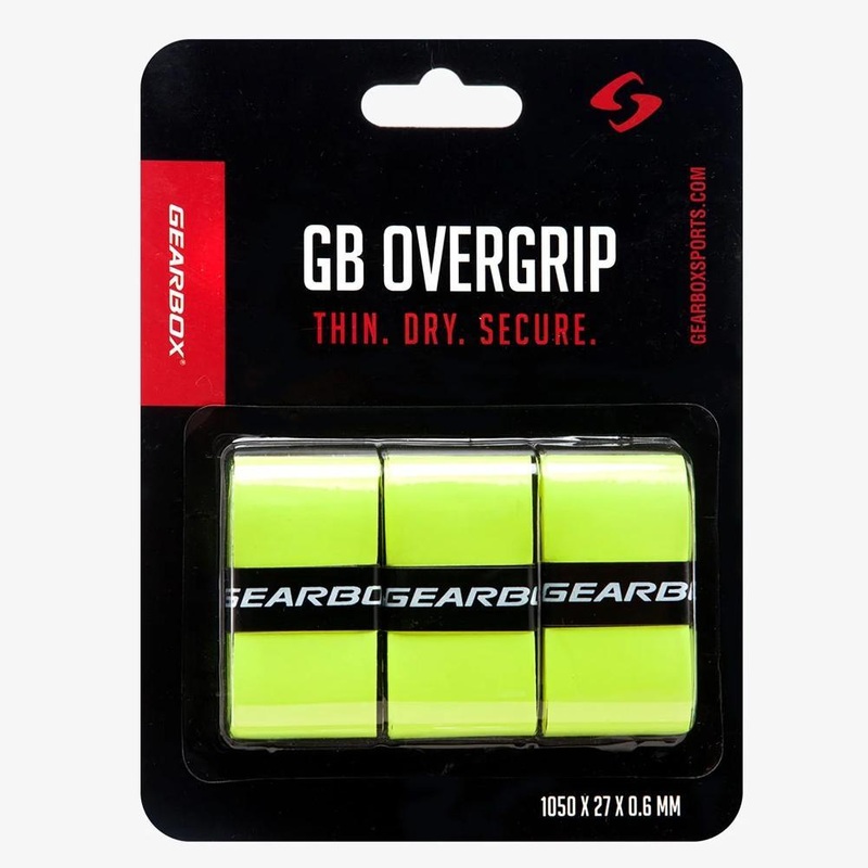 Pickleball Overgrip 3 Pack Neon Yellow