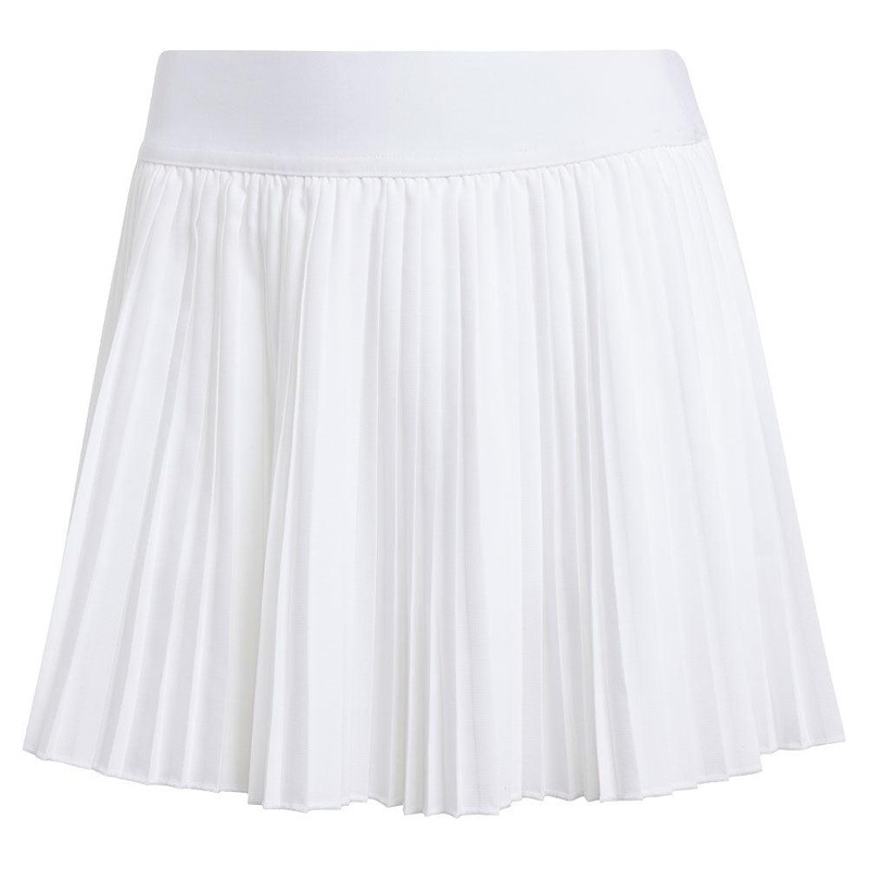 Women`s Club Pleat Tennis Skort White