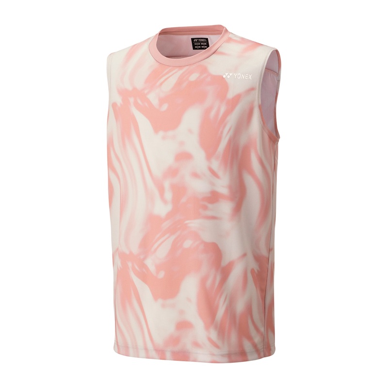 YONEX 2025 Unisex Sleeveless Top 10660EX – Smoke Pink ASIA M / EU S / US XS / JP M