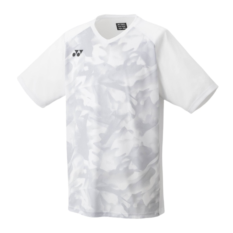 YONEX Men’s Crew Neck Shirt YM0033EX – White ASIA M / EU S / US XS / JP M