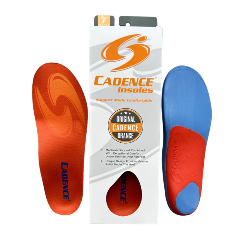 Cadence Original Orange Insoles C (M 5-6) (W 6-7)
