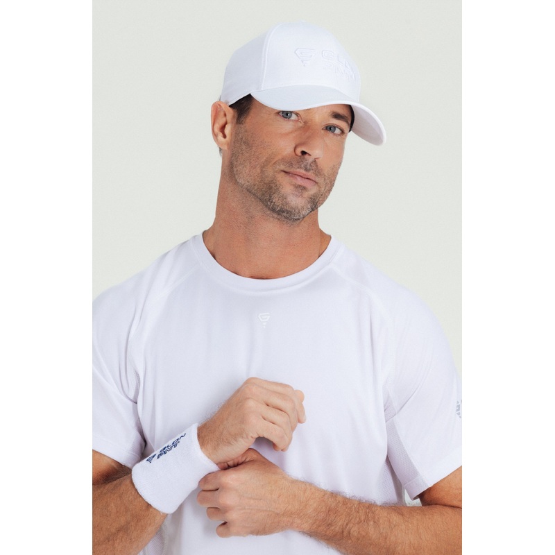 G Laser Cut Hat White