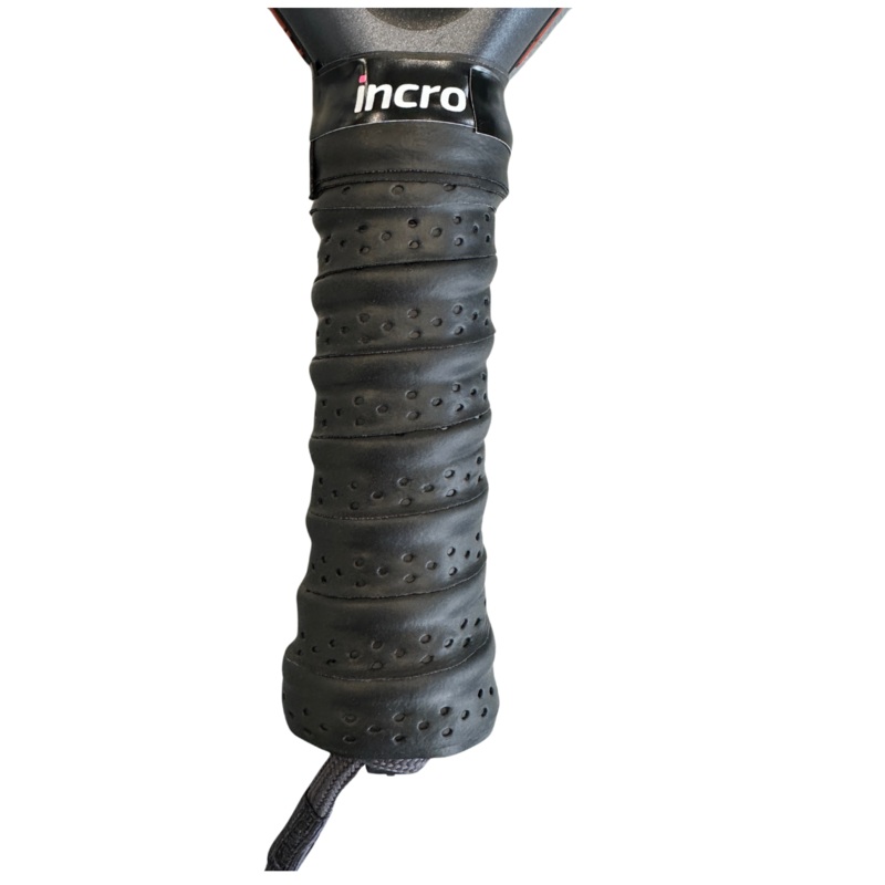 Incro Damping Ridges Overgrip with Perforated Relief  Black