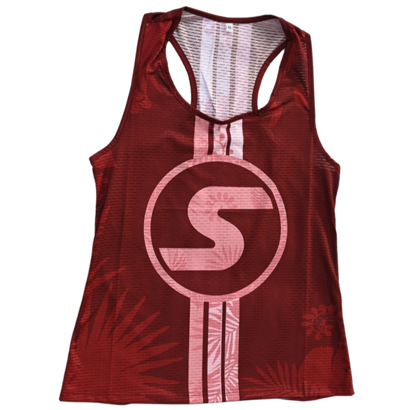 SEXY BRAND Women’s SXY NKD Competition Tank in Red Wine