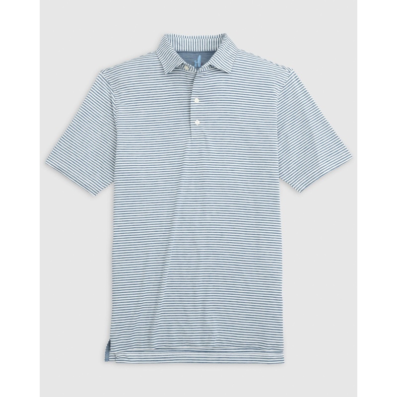 Seymour Featherweight Striped Polo Biscayne Small
