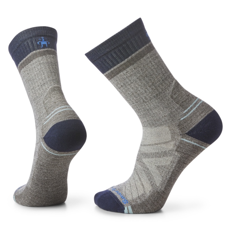Smartwool Hike Light Cushion Winding Trail Crew Socks Taupe/Natural Marble-G26 Medium
