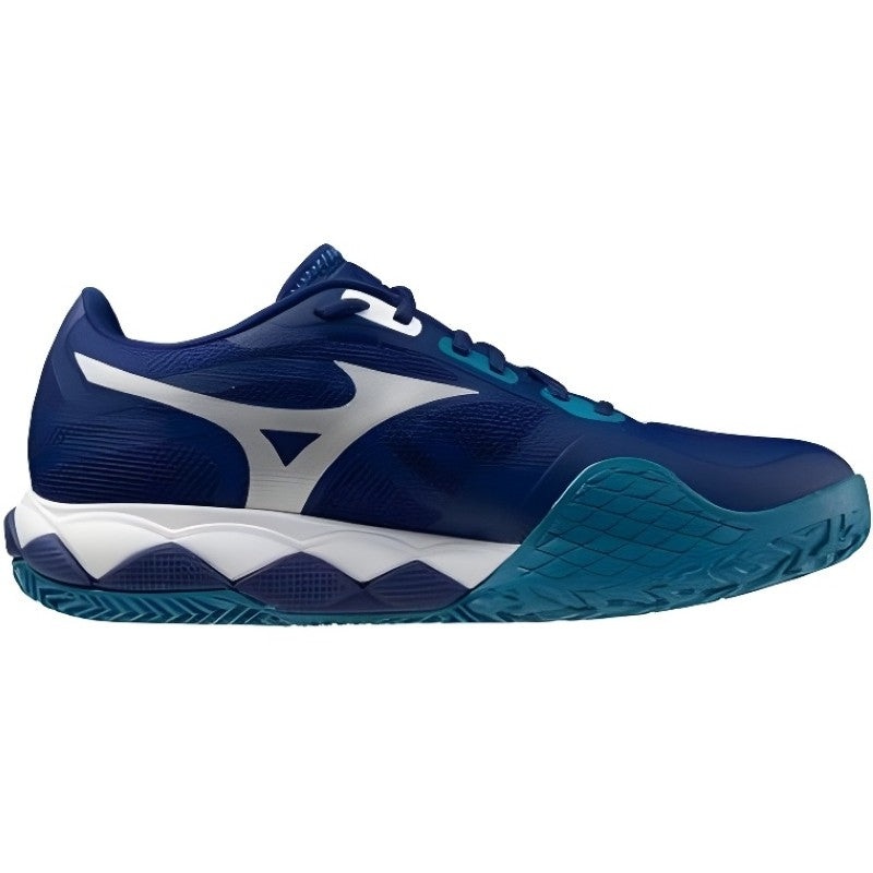 Zapatillas Mizuno Wave Enforce Tour 2 Clay Azul Blanco