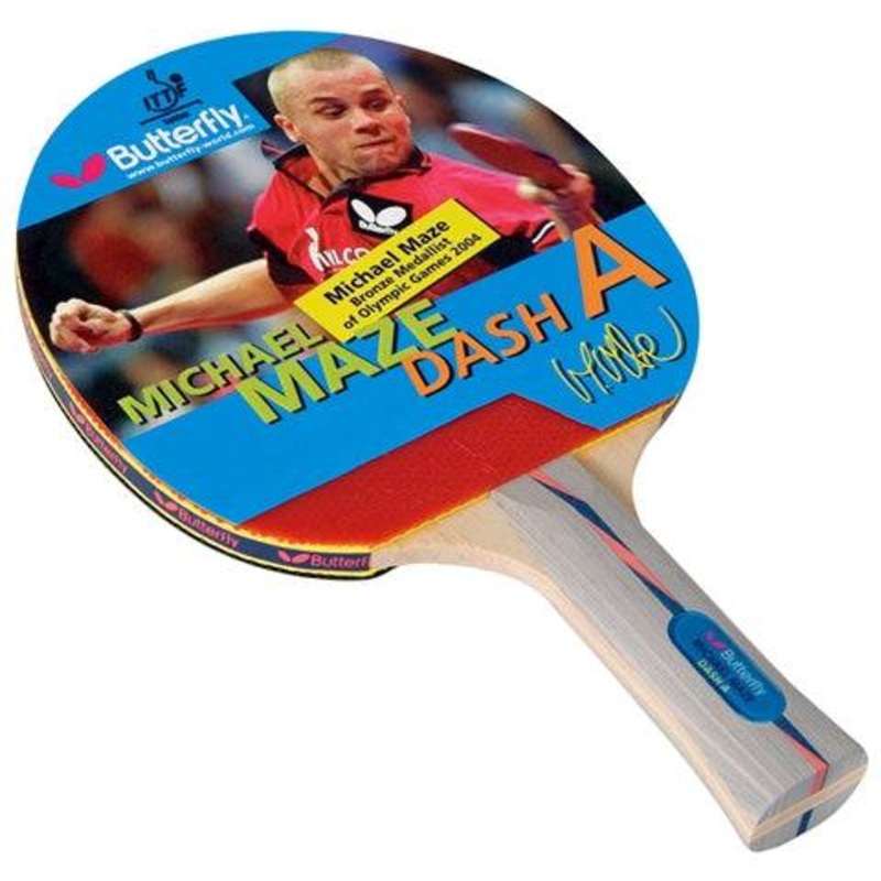 Butterfly Maze Dash Pre Assembled  Shakehand Racket