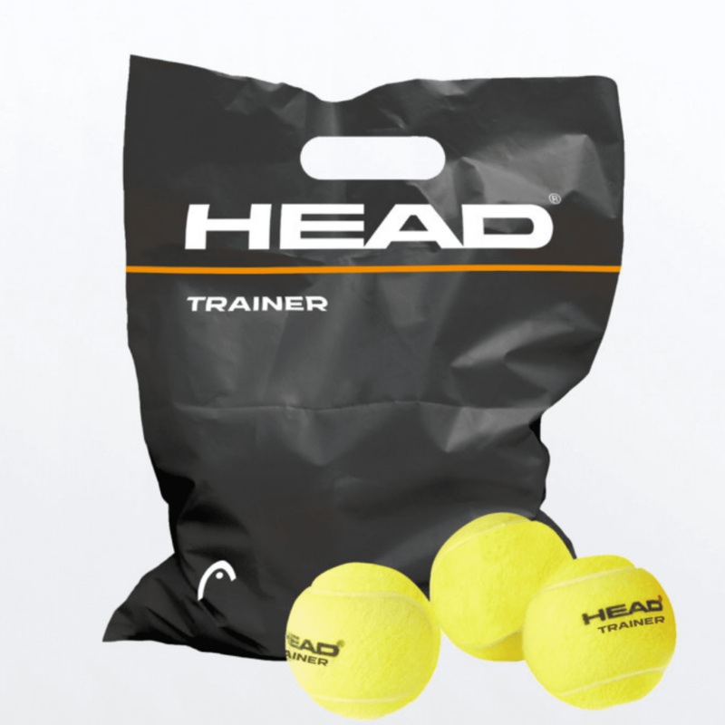 Head Trainer Tennis 72 Ball 578230 1 Polybag One Size GREEN