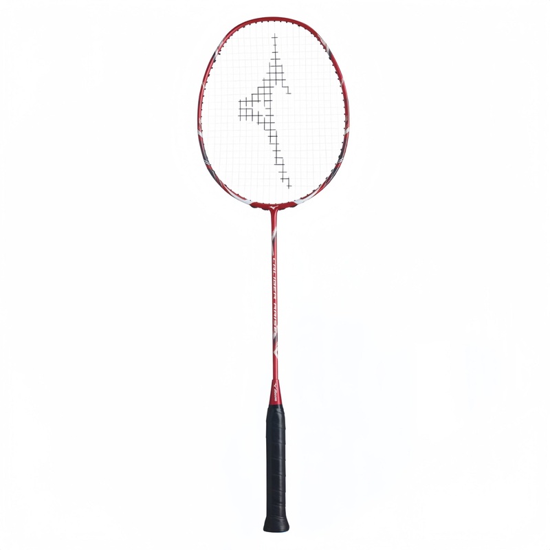 MIZUNO CALIBER RAISE (Red/Gunmetal) Badminton Racquet  Strung & Free Grip 4U (Avg. 83g) G6