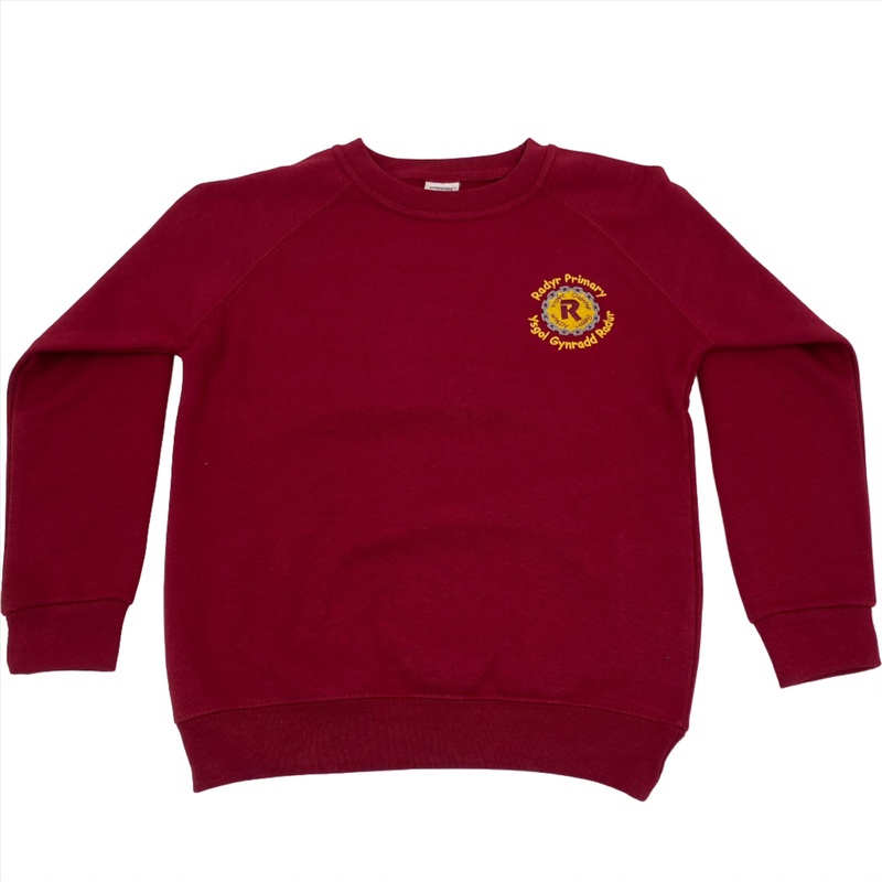 Radyr Primary School Sweatshirt 2/3 CLARET