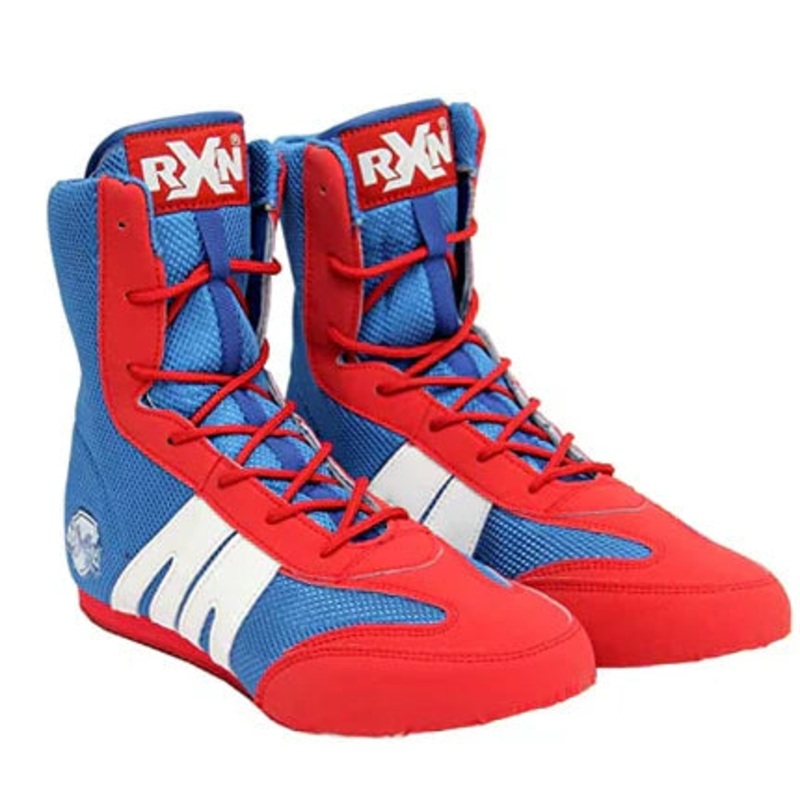 RXN Gold Medal Boxing Shoes for Men and Women | Kibi Sports Black 1