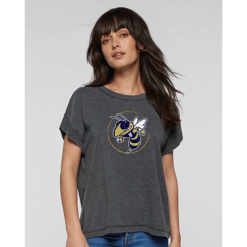 TCC Athletic Booster Club Ladies Vintage Wash Tee