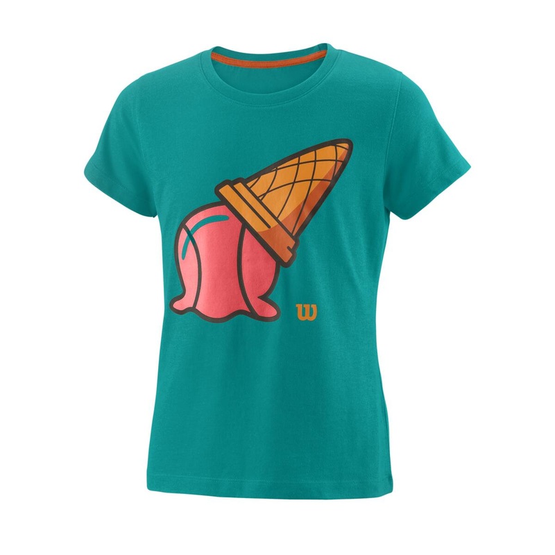 Wilson Girls’ Inverted Cone Tech Top (Tropic Green)