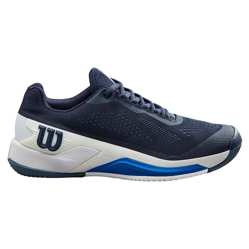 Wilson Men’s Rush Pro 4.0 Tennis Shoes Navy White