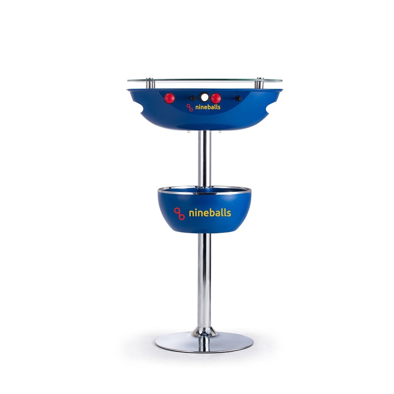 9Balls India | 2 in 1 Party Foosball Table – Blue | KIBI Sports