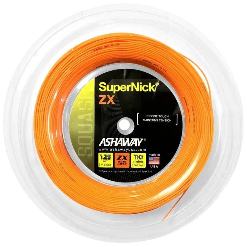 Ashaway SuperNick ZX 17 Squash String Reel (Orange)