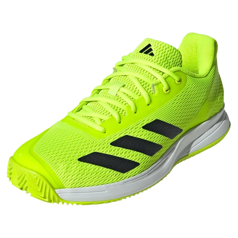 Men`s Courtflash Speed 2 Tennis Shoes Lucid Lemon and Core Black