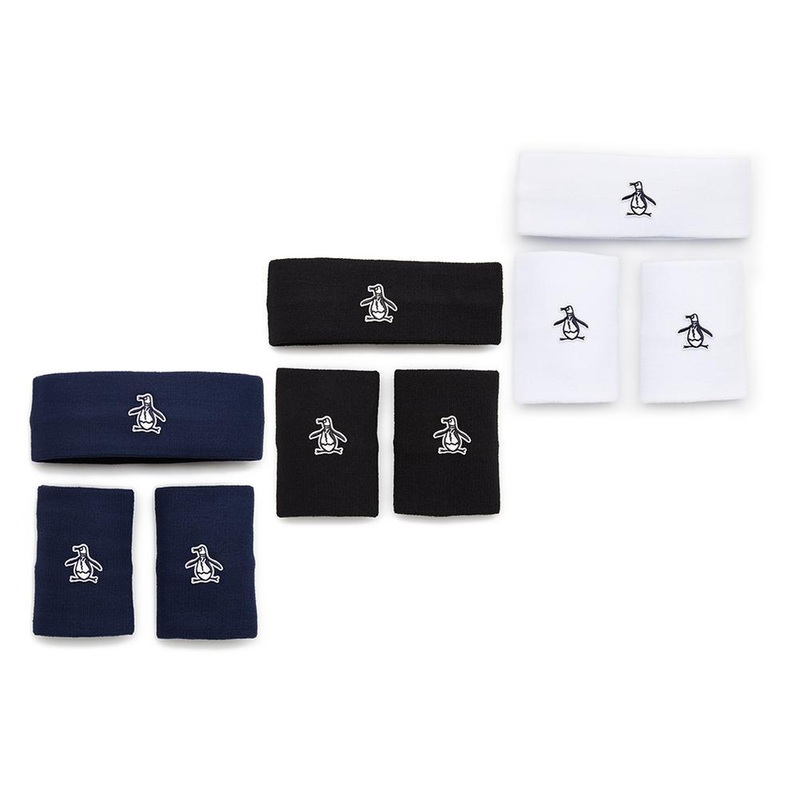 Men`s Solid Head and Wristband Set