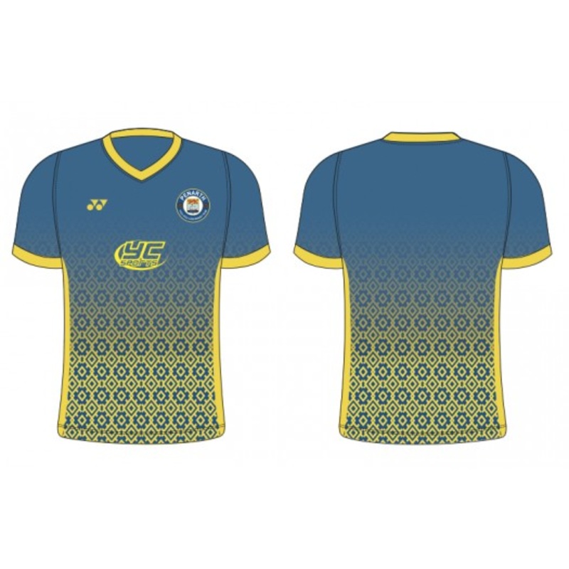 Penarth 100 Anniversary T008MV Batik Fade Shirt Mens XS BLUE/YELLOW