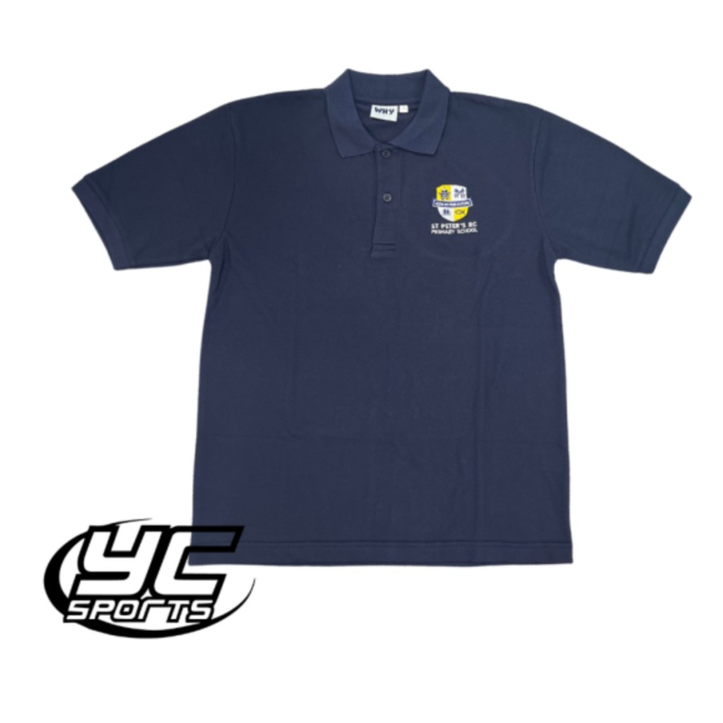 St Peter’s Primary Navy Polo (Year 6 Only) Navy 7/8