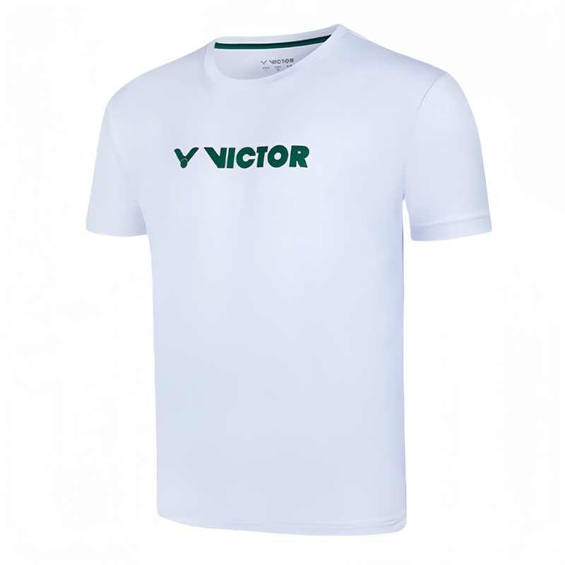 VICTOR TRAINING Series Unisex T-Shirt T-50034-A White ASIA S (165CM/84A)