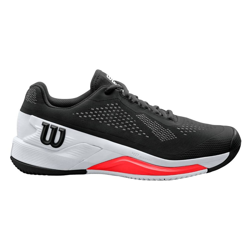 Wilson Rush Pro 4.0 Men’s Tennis Shoe (Black/White/Red)