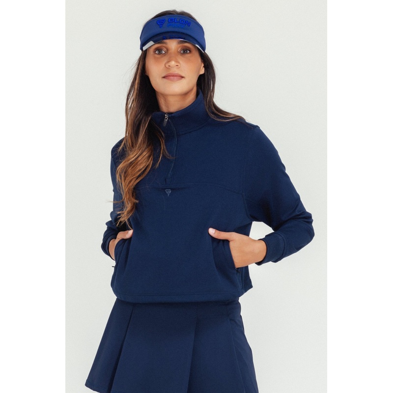 Women’s Track Sweatshirt Navy