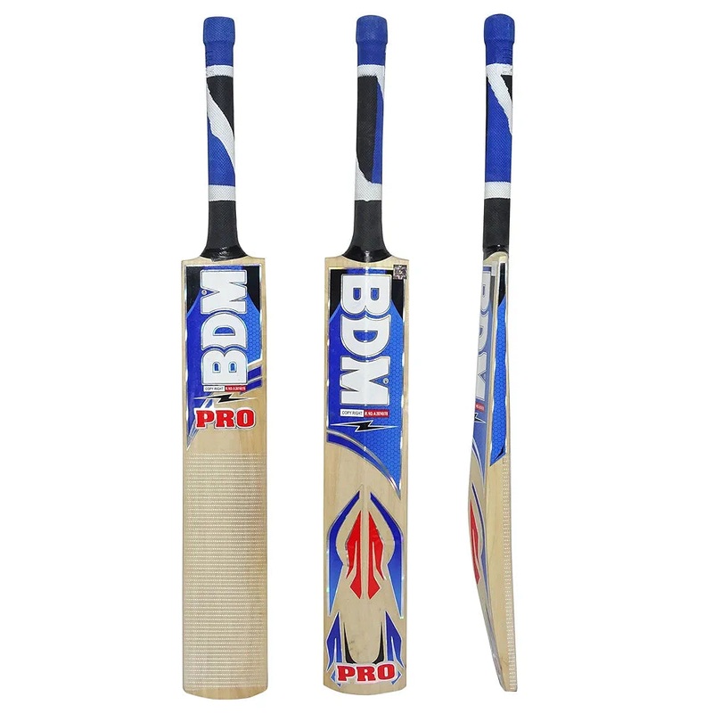 BDM Pro Multi – Piece Cane Handle Kashmir Willow Wood Cricket Bat BDM Cricket | Kibi Sports