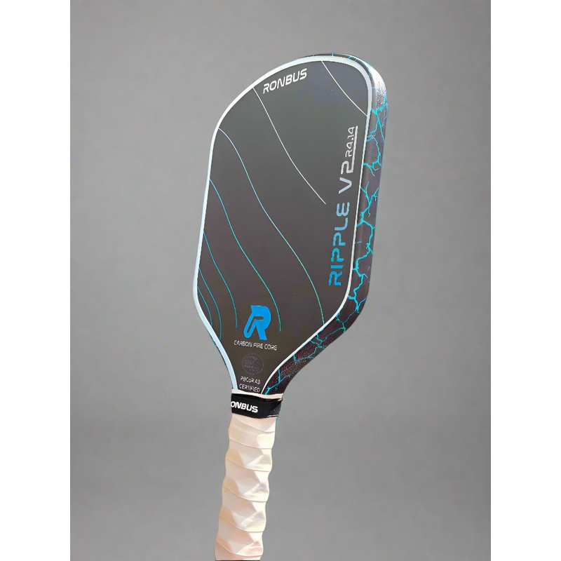 Custom RONBUS Ripple V2 14mm Pickleball Paddle – Hesacore Grip – Electric