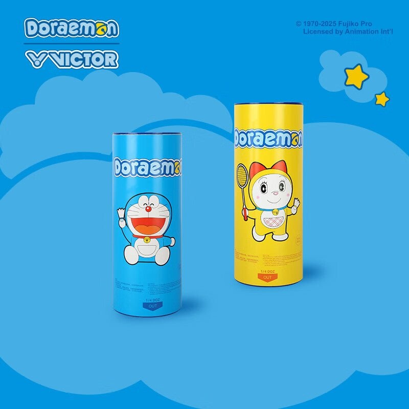 VICTOR x Doraemon Carbonsonic Synthetic Shuttlecocks NCSDRM Multiple Colors Deep Sky Blue (Speed 77)