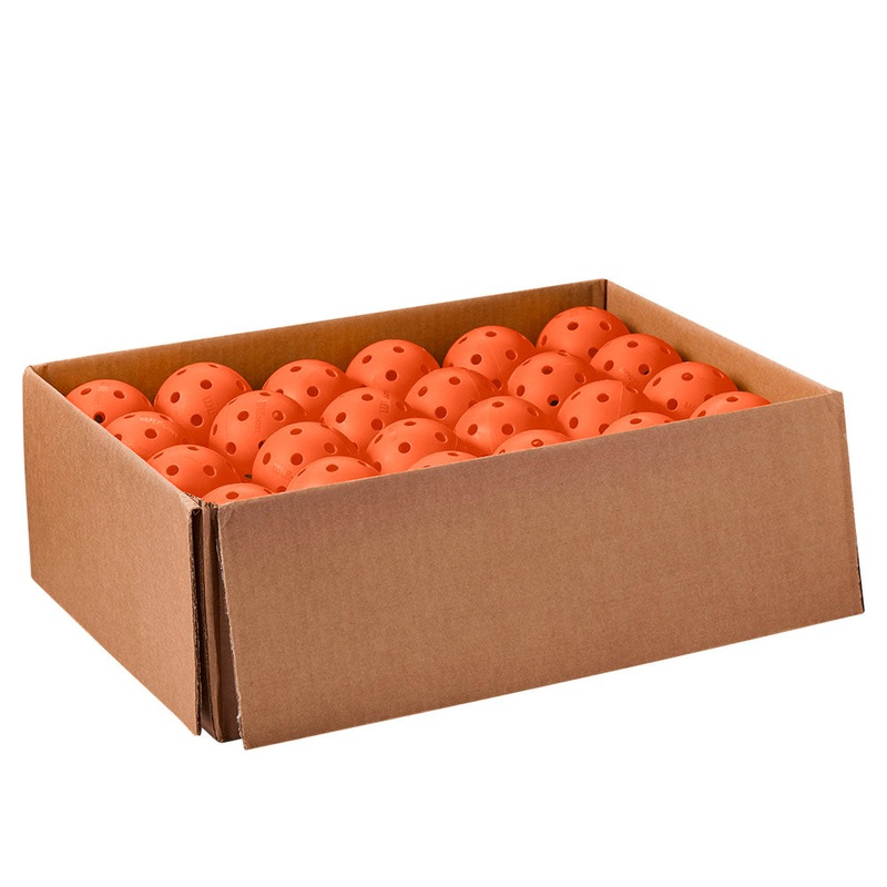 Wilson TRU 32 Indoor Pickleball Ball (Orange) – Case of 48