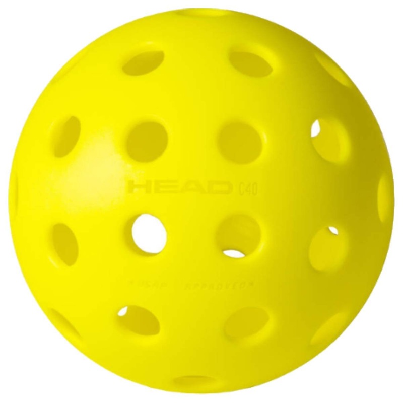 Head Championship 40 Outdoor Pickleball (Yellow)
