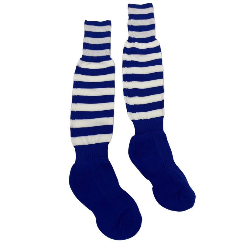 Llanishen High School PE Socks Mini ROYAL/WHITE