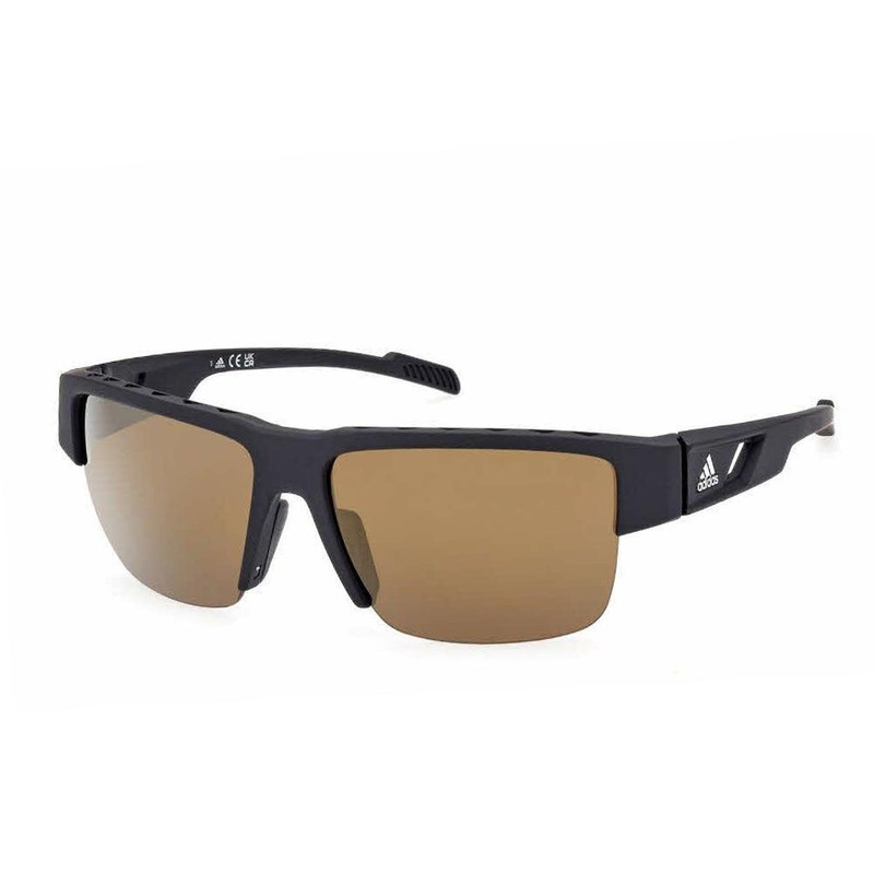 Men`s Active Polarized Sunglasses Black and Brown