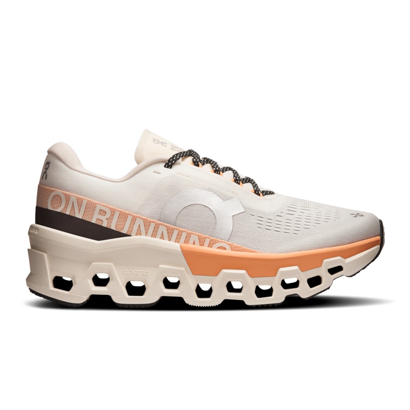 On Cloudmonster 2 Women 3WE10113202 Ivory/Tangerine UK 5