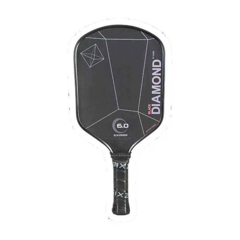 Six Zero BLACK DIAMOND POWER 14mm PickleBall Paddle