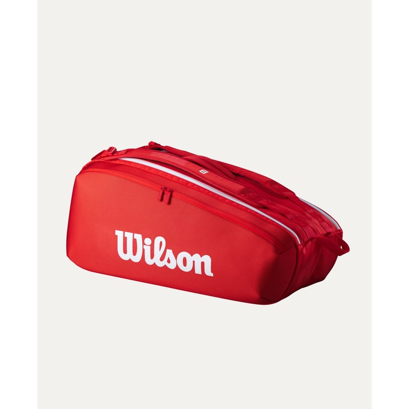 Wilson Super Tour 9 Pack Tennis Bag – Red (2025)