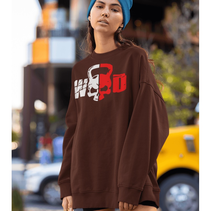 Women’s  WOD Sweatshirt (Brown) Wod Armour | Kibi Sports S