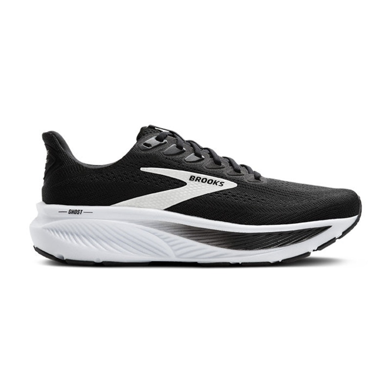 Brooks Women’s Ghost 17 Black/Grey/White-090 5.5 Medium-B