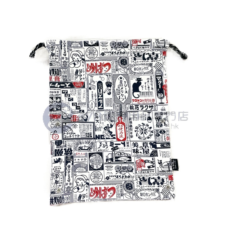 Lis..Handmade Water Resistant shoes bag (Japanese stickers 190) Japanese stickers 190