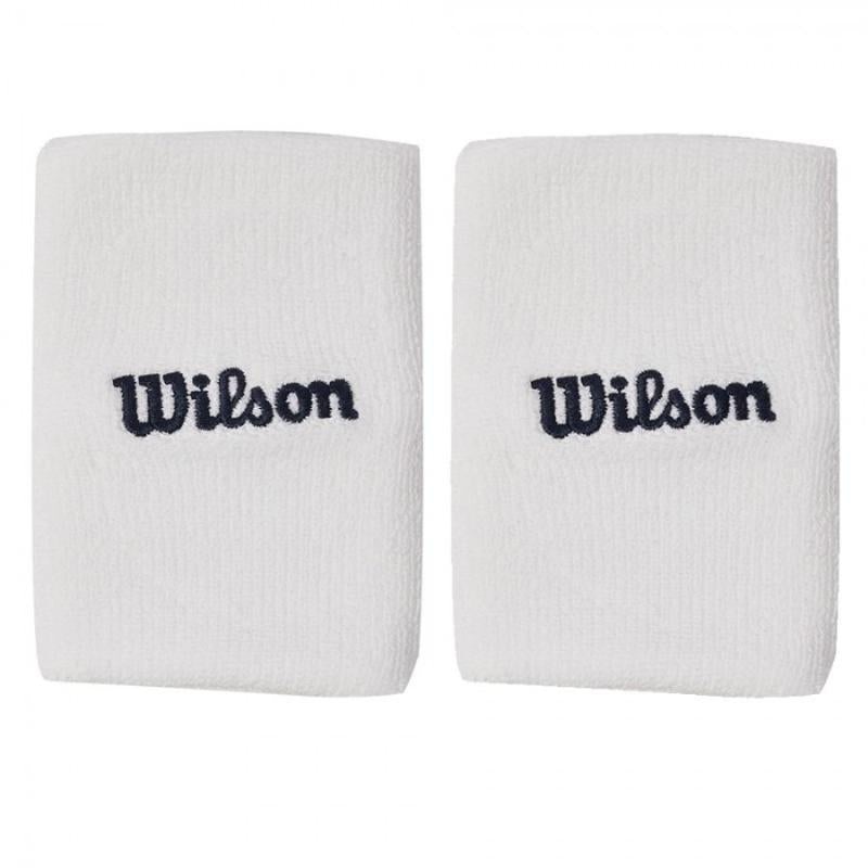 Muequeras Wilson Wide Terry Blanco 2 Unidades