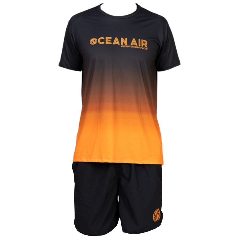 Ocean Air Ombre Set Fall Colletion – Black / Orange