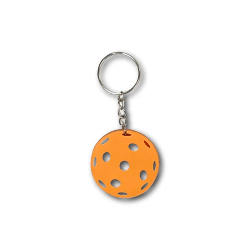 Racquet Inc. Pickleball Keychain Orange