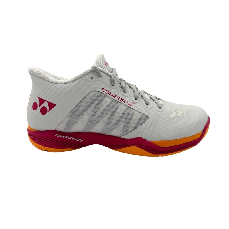 Yonex Power Cushion Comfort Z3 Wide Mid Badminton Shoe Unisex – White/Red OFF WHITE/RED UK 7
