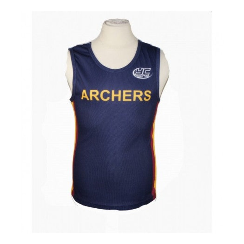 Archers Vest Junior/Adult (2021) JS 9/10 Navy/Maroon/Amber