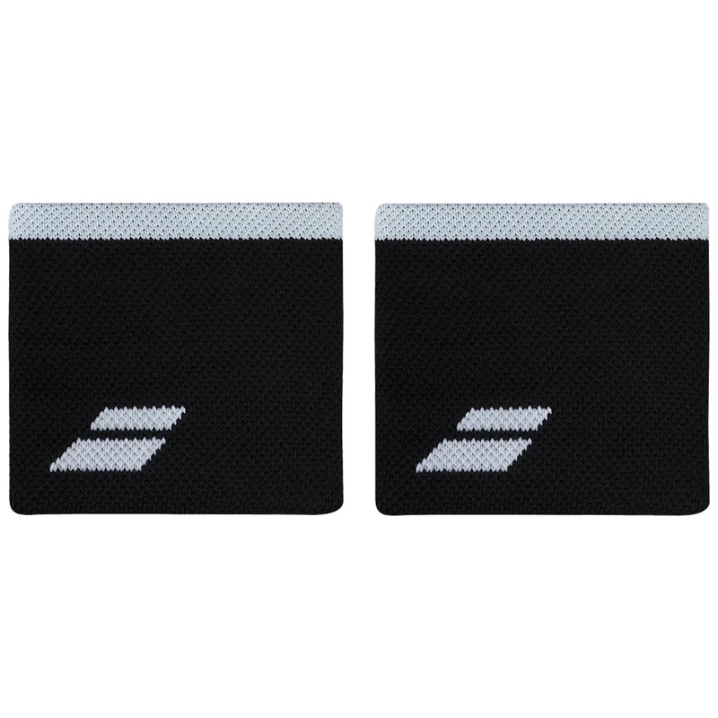 Babolat Logo Wristband – Black/White Black/White One Size